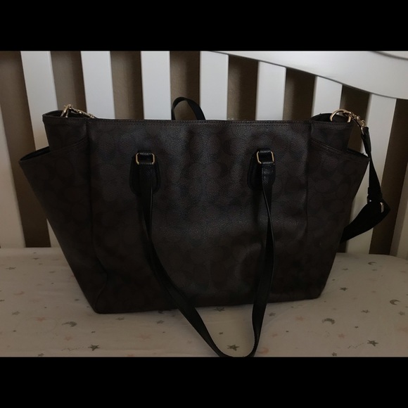 Oversized Coach tote/diaper bag - Picture 2 of 4
